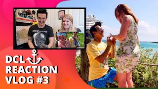 Reacting to our DISNEY PROPOSAL (3) | Disney Cruise Line | Castaway Cay