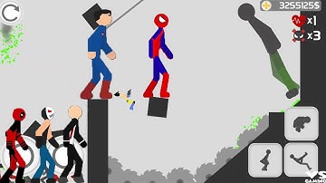 Stickman Backflip Killer 3 Final Boss All Characters Unlocked (Deadpool, Spiderman, Wolverine) Hack