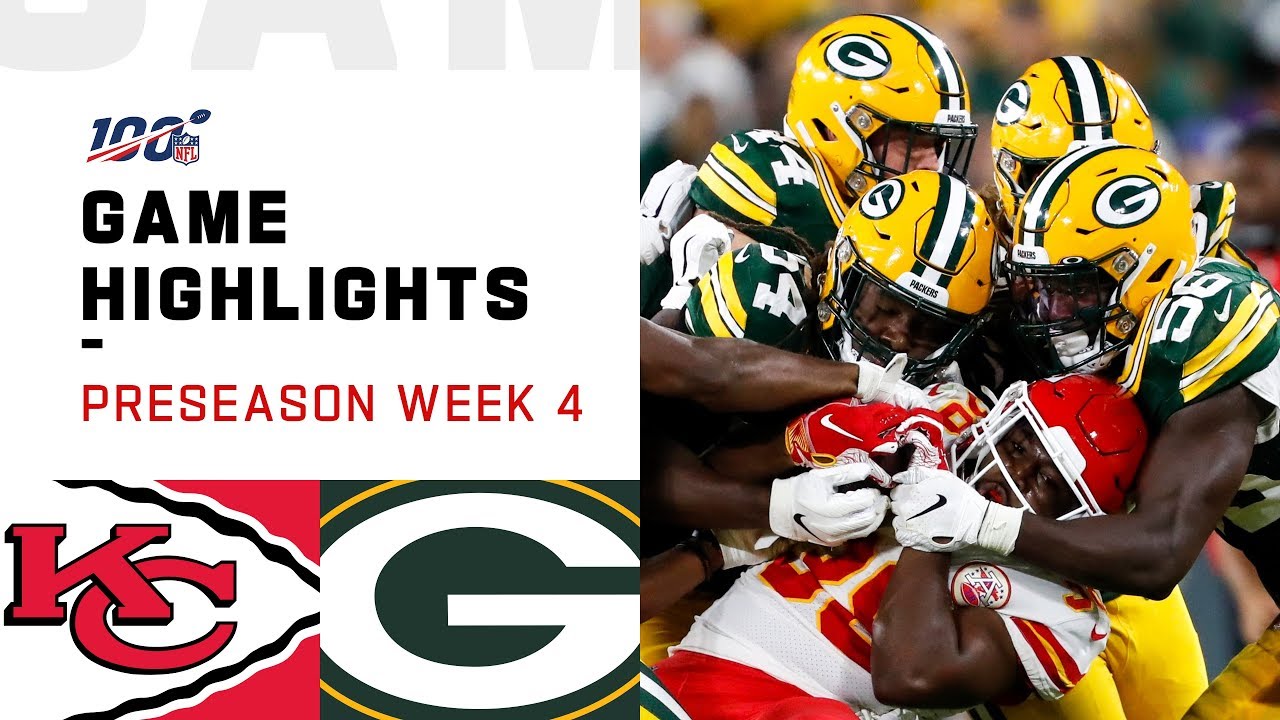 Chiefs vs. Packers Preseason Week 4 Highlights