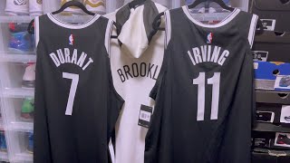 Kevin Durant & Kyrie Irving Authentic Nike Brooklyn Nets Jersey Update