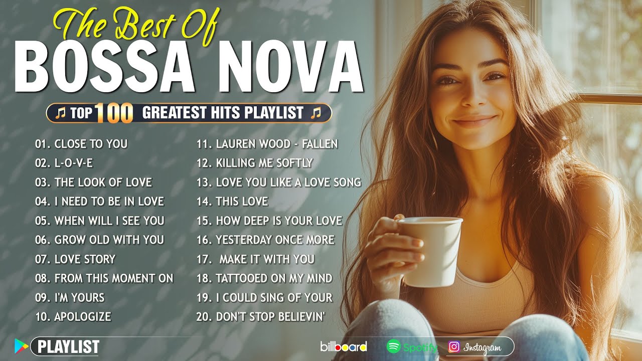 Breeze Bossa Nova Music ☕ Soft Jazz Covers for Study & Focus 🍂 Cozy Autumn Loop