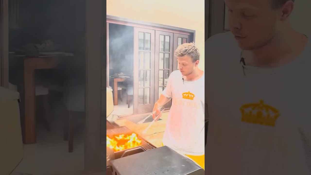 The SECRET reason why men always do the grilling 🥩 #shorts
