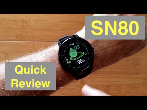 Bakeey SN80 15 Day Use / 60 Day Standby IP68 Waterproof Sports Smartwatch: Quick Overview