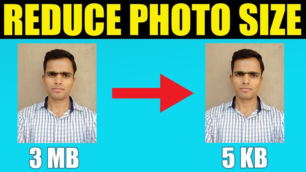 How To Reduce Image Photo Size In Kb Without Loosing Quality Youtube