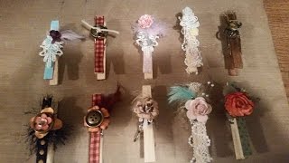 Altered Clothespins