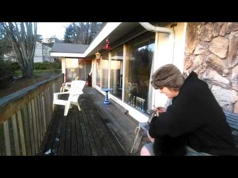 Sunset joint sesh on the deck