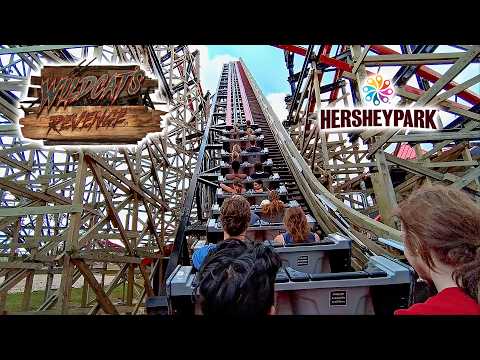 2026 Wildcat's Revenge Roller Coaster On Ride Back Seat POV Hersheypark