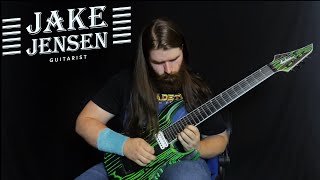 The Hunter - Guitar Solo Playthru by Jake Jensen - Symphony of Heaven