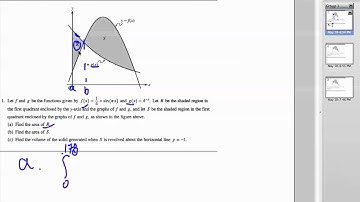 1. a. - 2005 AP Calculus AB Free Response