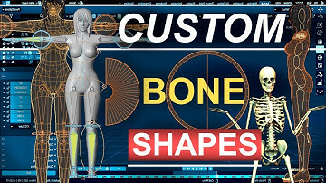 Blender 2.82 : Custom Bone Shapes (In 30 Seconds~!)