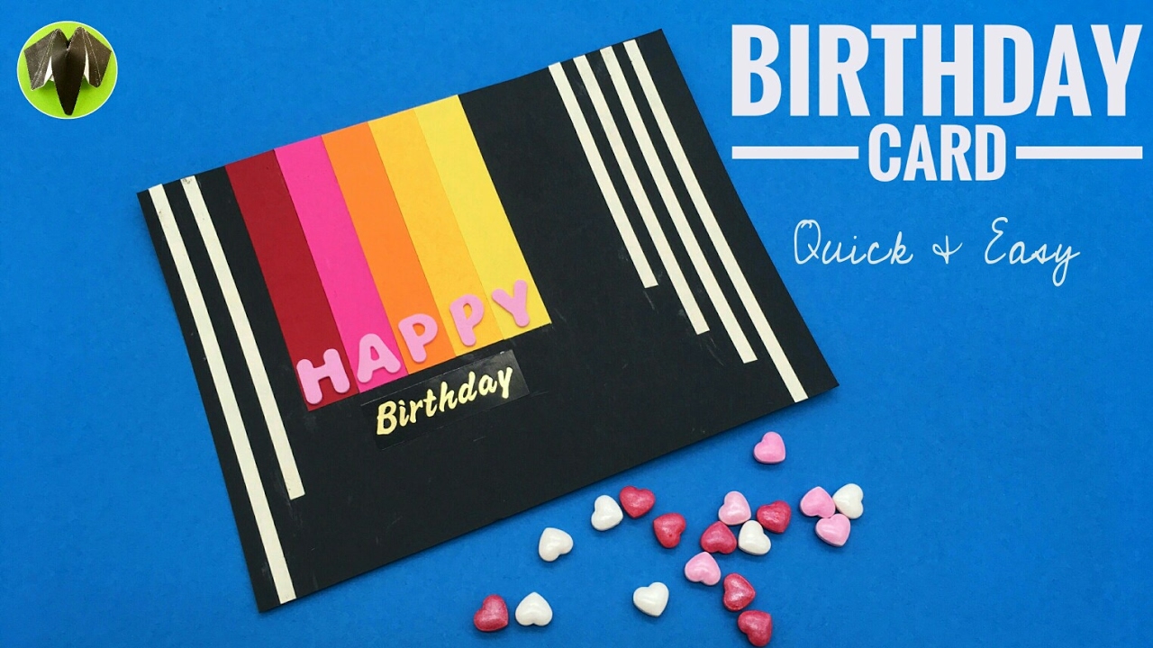 birthday card quick easy diy tutorial by paper folds 702 folded birthday cards