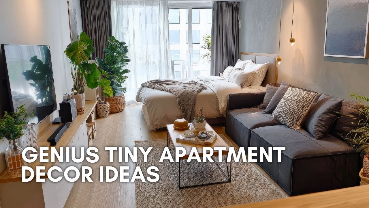 Genius Tiny Apartment Decor Ideas That Balance Functionality, Comfort ...