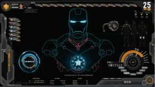 JARVIS-SHIELD Interface : Rainmeter Theme screenshot 2