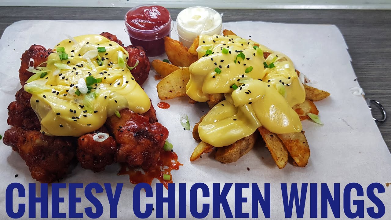 How to Make Sticky and Crispy Korean Chicken Wings Korean Fried Chicken Cheese Melt 2021