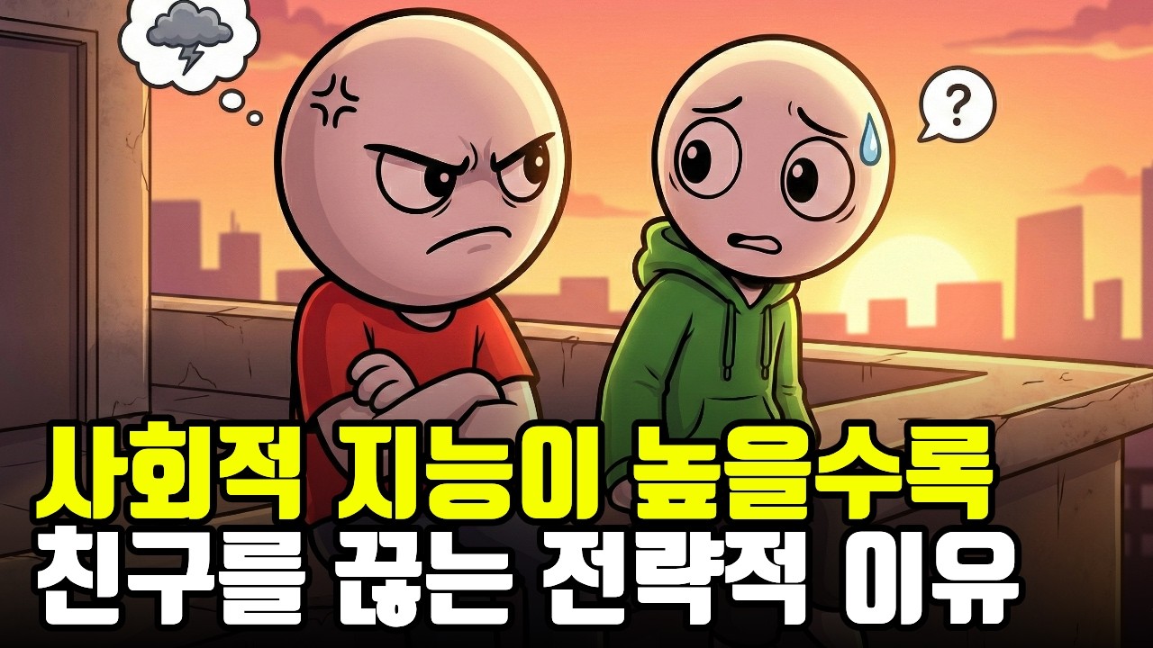 사회적 지능이 높을수록 '인맥 보험'을 해지하는 소름 돋는 이유