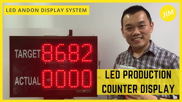 Production Display board | Production Counter Display Panel LED | LED Counter Display | LED Display