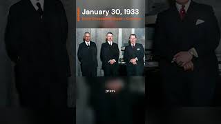 Unseen Colorized Photo of Hitler’s First Day in Power  #timepeek #colorizedhistory #history #hitler