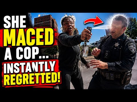 Entitled Black Woman Maced A Cop And Instantly Regretted It