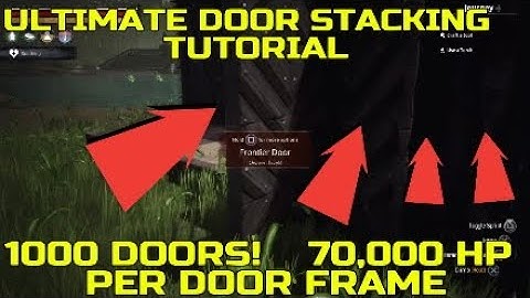 Conan Exiles "NEW" Ultimate Door & Fence Stacking Tutorial | Best Defensive Build | #YouShallObey