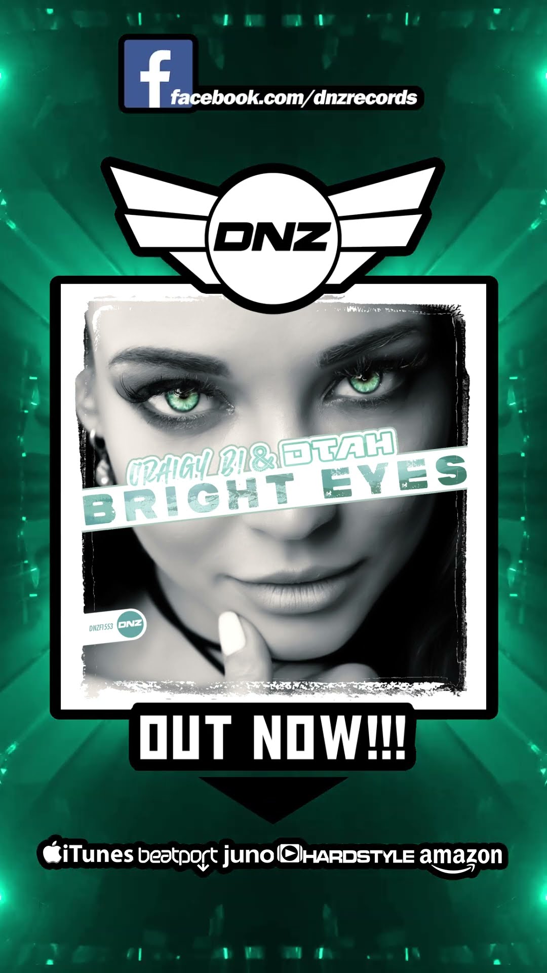 BRIGHT EYES OUT NOW ON DNZ, LINK IN DESCRIPTION! #bounce #dj #clubclassics #shorts  #dnz #music