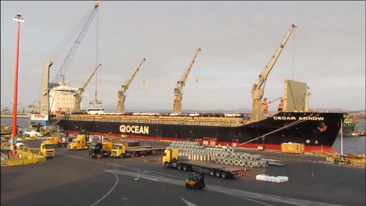 Timber carrier 🇧🇸CEDAR ARROW🇧🇸, IMO 9232802, Flag Bahamas, Length 190m x 31,03