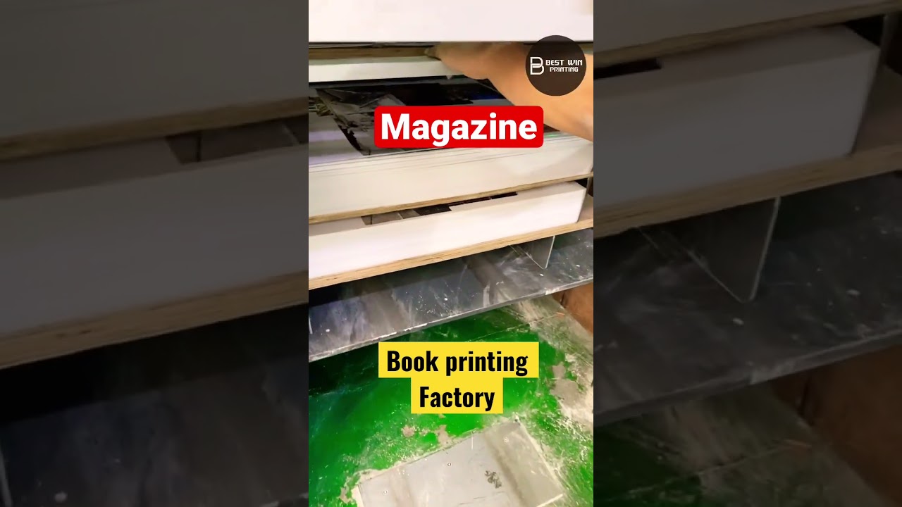 Magazine printing factory China book printing factory 