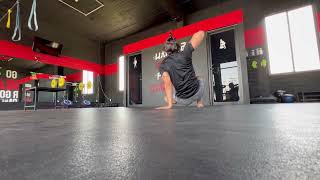 Levitating side kickthrough - high hip modified BEAST pause