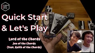Lord of the Chords - Let's Play & Quickstart with the Designers | #AsianBoardgamer 🇸🇬