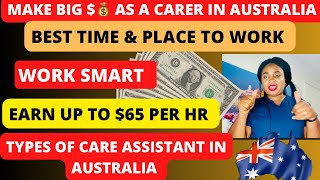 HOW MUCH $$ A CARE ASSISTANT MAKE IN AUSTRALIA + Work Smart \u0026 Earn Big as a Carer in Australia