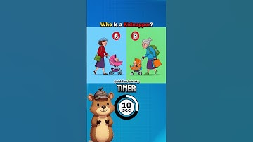 Who is the Kidnapper? #logicpuzzles #quiz #shorts