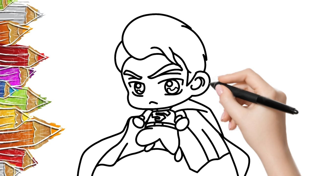 Learn How to Draw Chibi Superman: Easy Step-by-Step Tutorial