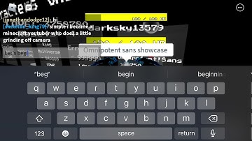 Sans Multiverse Battles:Omnipotent!Sans showcase