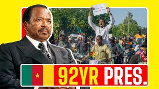92-Year-Old Paul Biya Re-Elected in Cameroon 😱 Amid D€adly Protests!