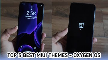 Top 3 Best Miui Themes | 2021 Amazing Themes | Real Oxygen OS theme | OnePlus Boot Animation