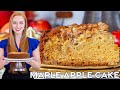 Easy Maple Apple Streusel Cake Recipe | with Pure Maple Syrup from Canada