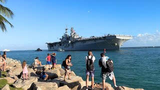 USS Bataan Arrives at PortMiami for Inaugural Fleet Week Miami!