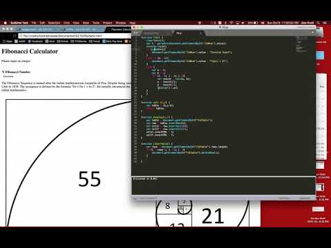 Fibonacci Calculator Screen Cast