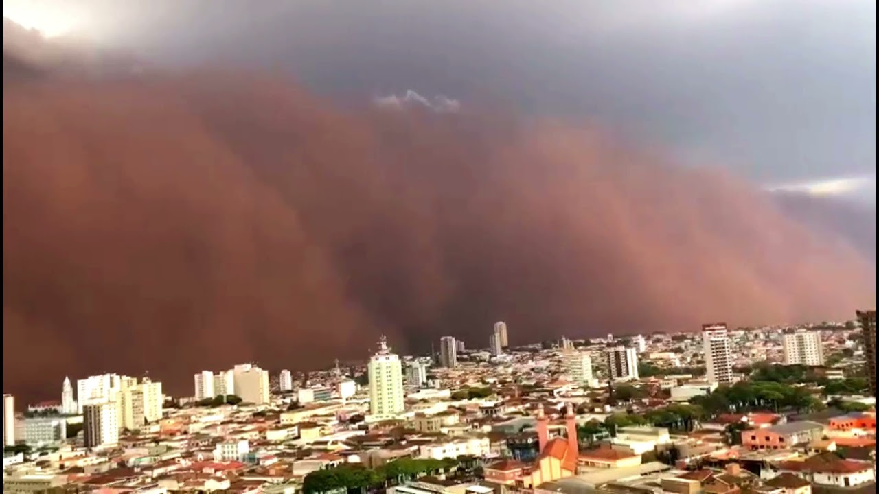 Vídeo Assustador Tempestade de areia atinge cidades de São Paulo e Minas  Gerais com rajadas de vento de 92 km/h Fenômeno foi registrado em Ribeirão  Preto, Franca, Jales, Presidente Prudente e Araçatuba (