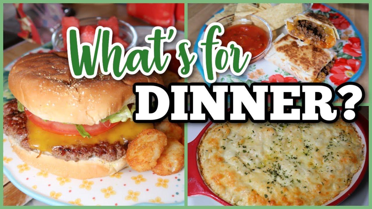 What'S For Dinner? | 1-Week Of Real Life Family Meal Ideas