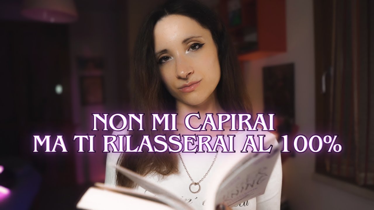 Non capirai una parola ma ti rilasserai subito con questo INAUDIBLE ASMR