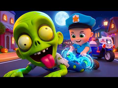 Monster Police 🚨 | Zombie & Witch | Nursery Rhymes | Baby Cartoon and Kids Songs | Baby Bobo