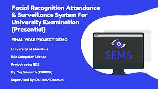 Facial Recognition Attendance & Surveillance System For University Examination (PRESENTIAL) screenshot 2
