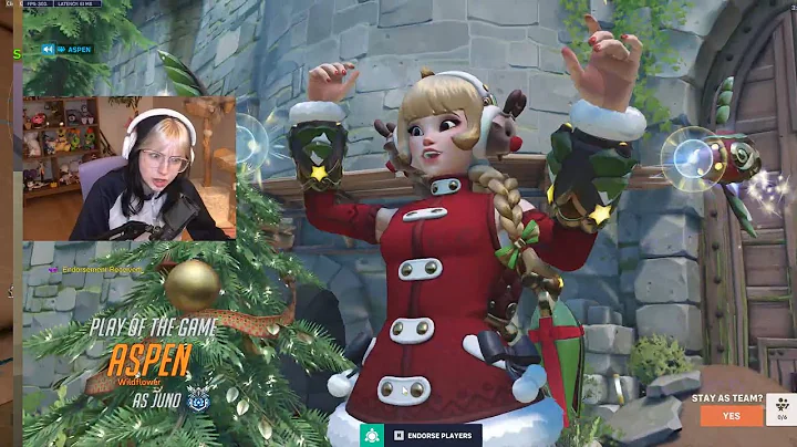 POTG! Aspen IS Juno Main - Overwatch 2 Season 20 TOP 500 Gameplay