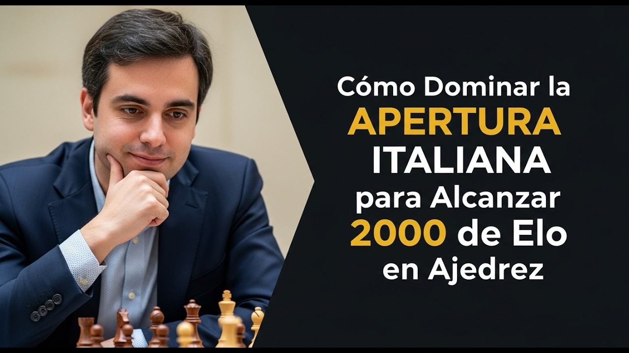 Cómo Dominar la APERTURA ITALIANA para Alcanzar 2000 de Elo en Ajedrez