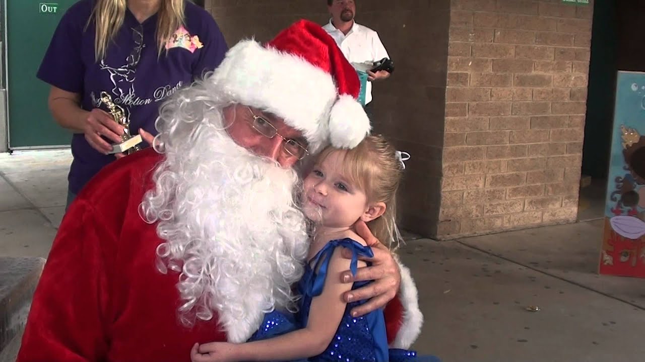With Santa After Dance Recital YouTube