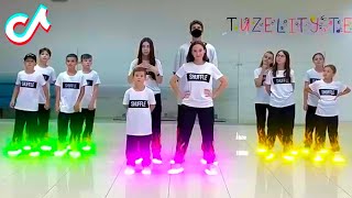 Tuzelity Shuffle Dance ⭐ Simpapa Neon Mode  Tuzelity Dance Compilation 2024