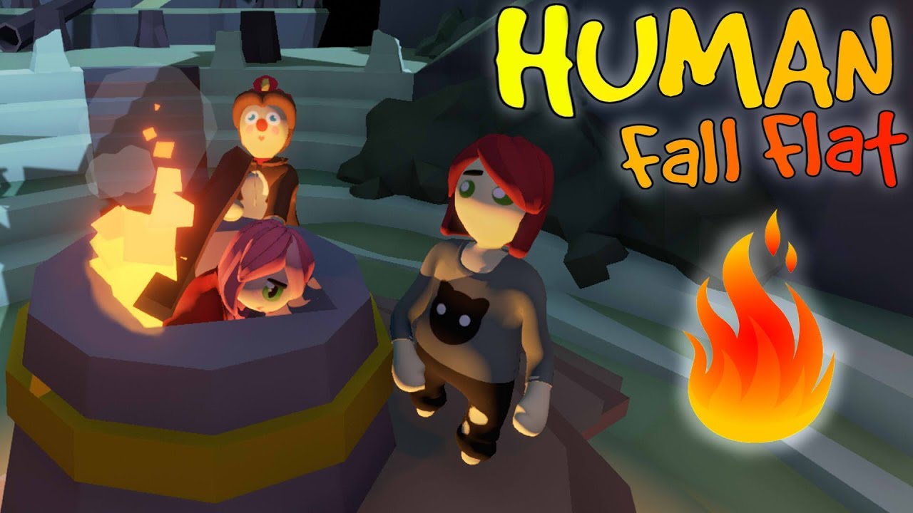 😱ME QUEMAN VIVA EN HUMAN FALL FLAT!