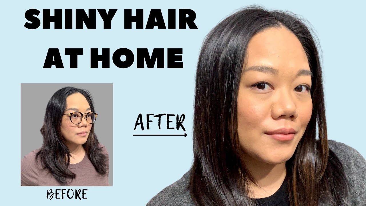 How to get Glossy Shiny Hair at Home Instantly by a Hairstylist - YouTube