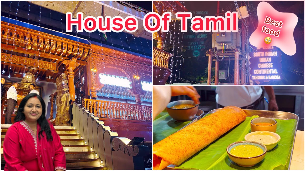 HOUSE OF TAMIL|Best South Indian Food|Place In Lucknow|Best View|Indian Chinese Continental Food🍱