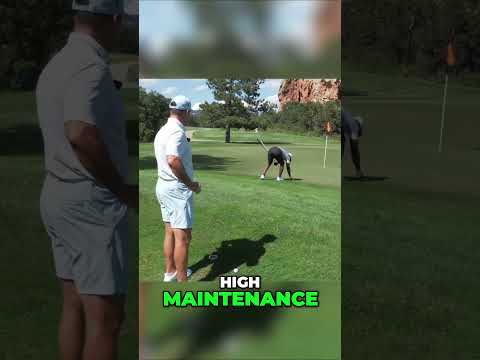 Stokley’s putting from the rough. Knowshon’s marking with a tee. It’s pure chaos